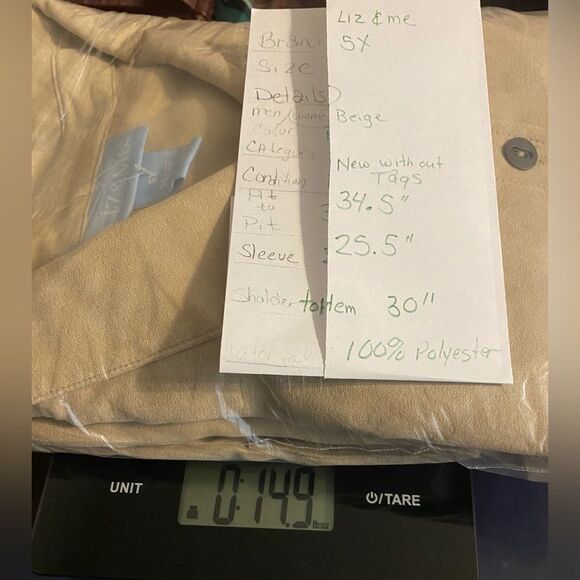 Liz & Me Plus Size Button Shirt 5X - Picture 8 of 8